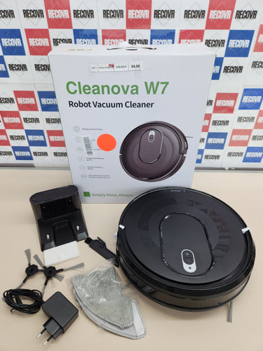 Robot Aspirador 2en1 3600Pa Fregasuelos Negro Inteligente